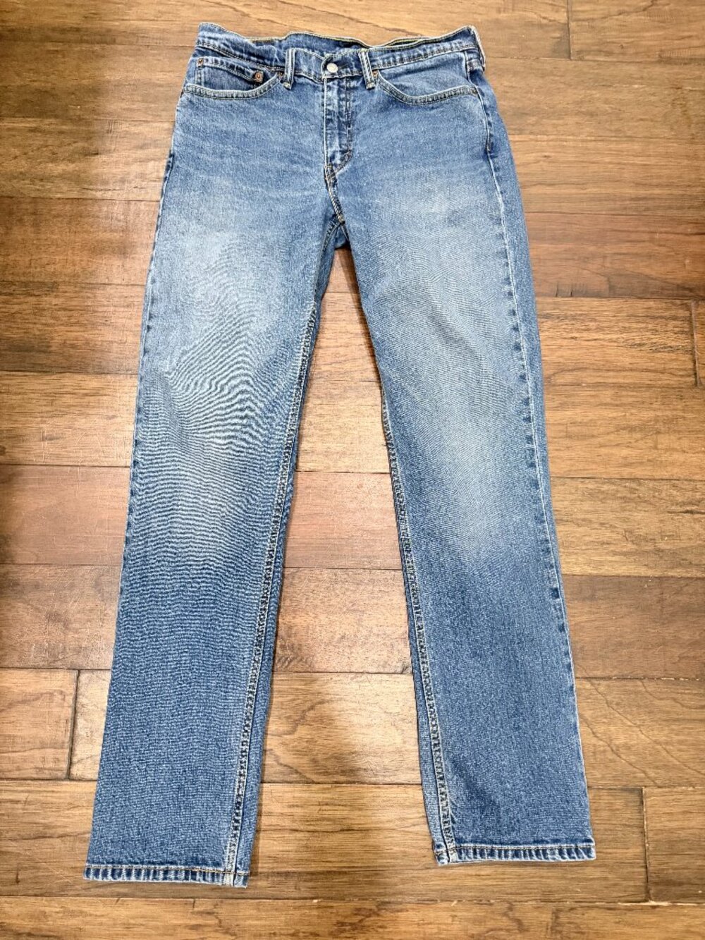 Levi’s 514 Straight Leg Jeans Men’s 34x34 Blue Medium Wash Stretch Denim Classic